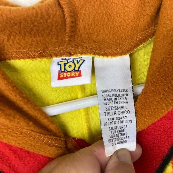 Toy Story Men Womens Sz S Woody One Piece Union Suit Disney Costume Pajama - Picture 4 of 6